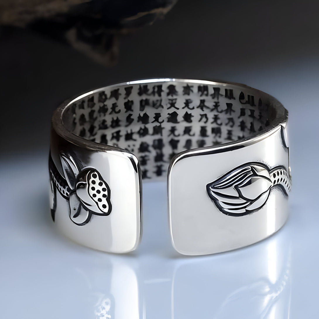 Bague Lotus Argent 999 Femme
