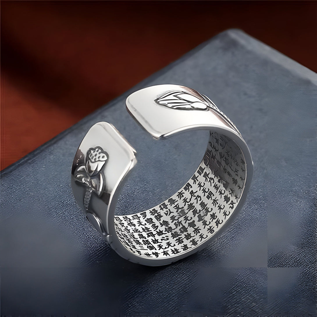 Bague Lotus Argent 999 Femme
