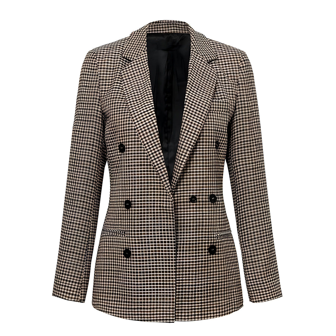 Blazer Pied-de-Poule Femme Automne-Hiver
