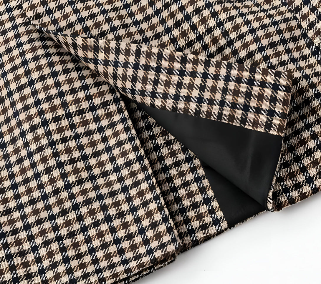 Blazer Pied-de-Poule Femme Automne-Hiver
