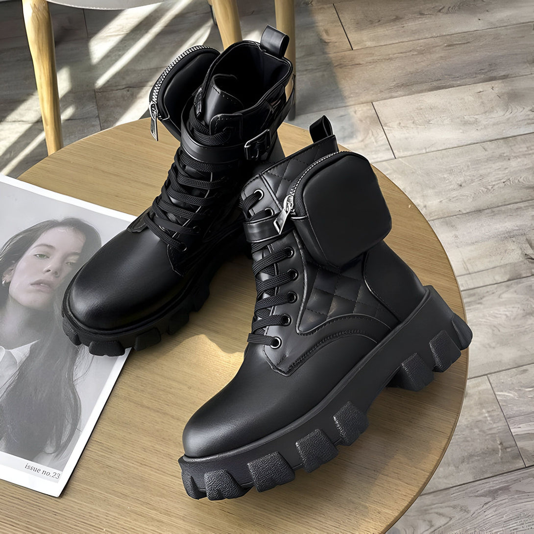 Bottes Femme Plateformes Matelassées

