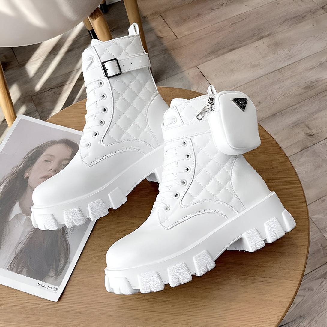 Bottes Femme Plateformes Matelassées
