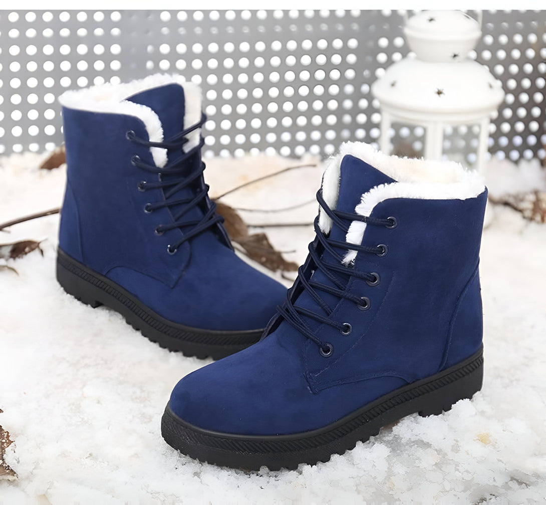 Bottines Femme Fourrées Chaudes Hiver

