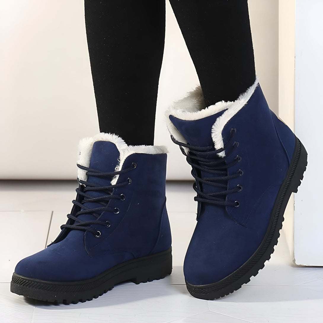 Bottines Femme Fourrées Chaudes Hiver
