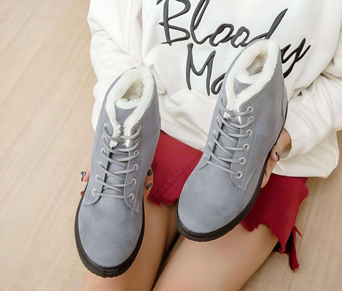 Bottines Femme Fourrées Chaudes Hiver
