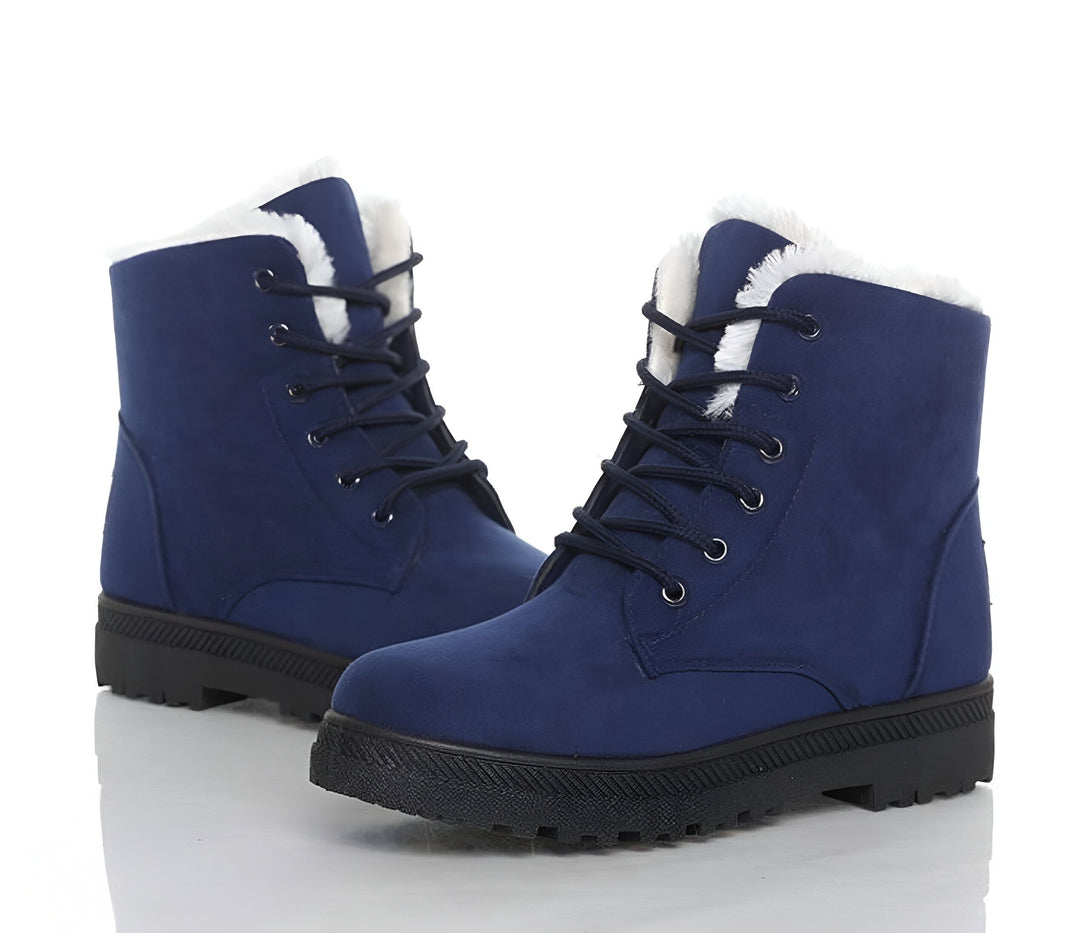 Bottines Femme Fourrées Chaudes Hiver
