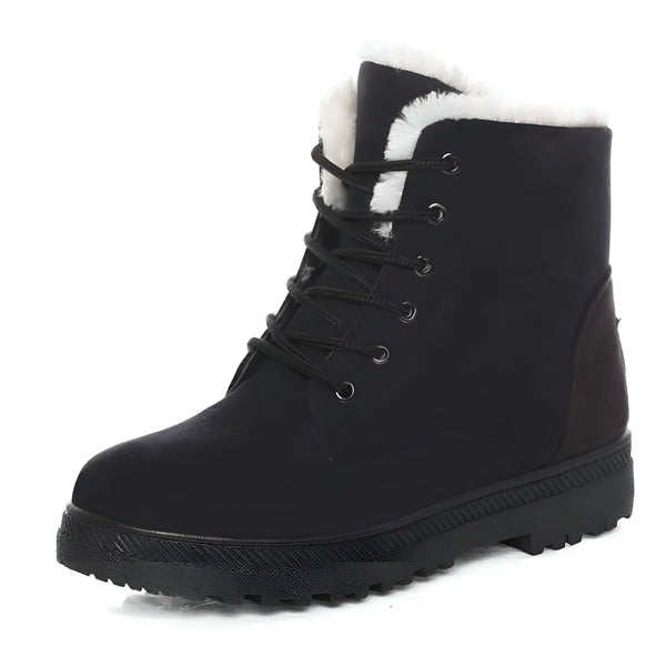 Bottines Femme Fourrées Chaudes Hiver
