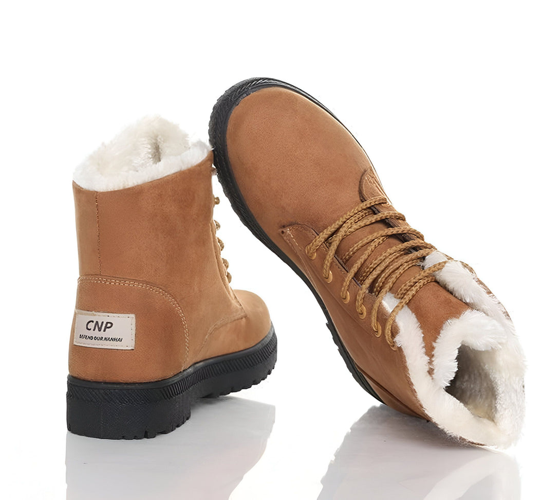 Bottines Femme Fourrées Chaudes Hiver
