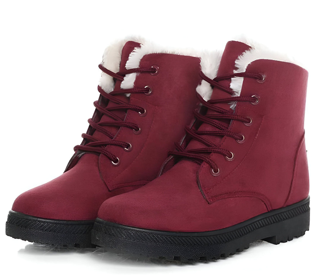 Bottines Femme Fourrées Chaudes Hiver
