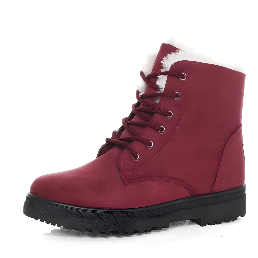 Bottines Femme Fourrées Chaudes Hiver
