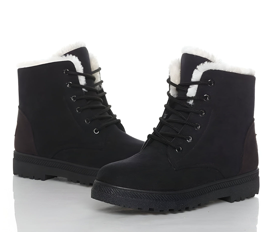 Bottines Femme Fourrées Chaudes Hiver

