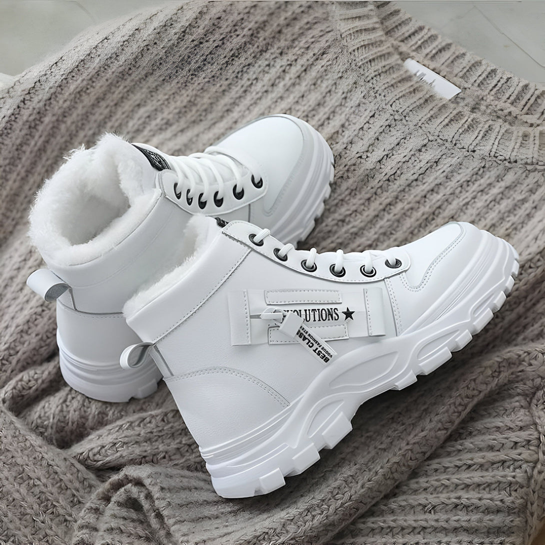 Bottines Femme Hiver Chaudes Fourrées
