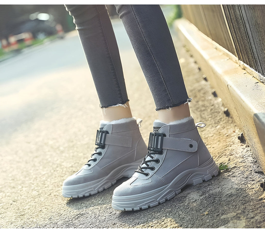 Bottines Femme Hiver Chaudes Fourrées
