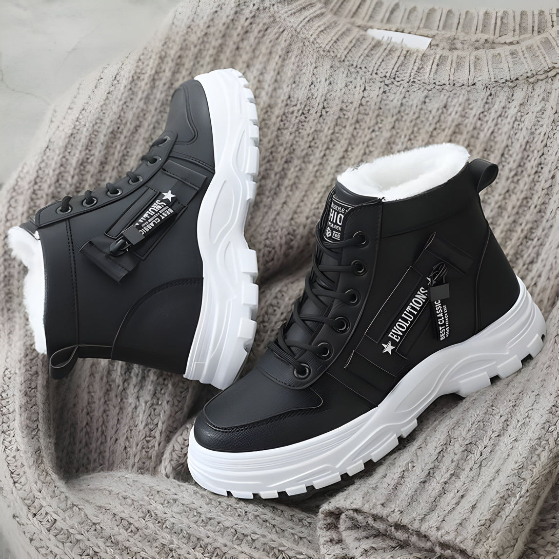 Bottines Femme Hiver Chaudes Fourrées
