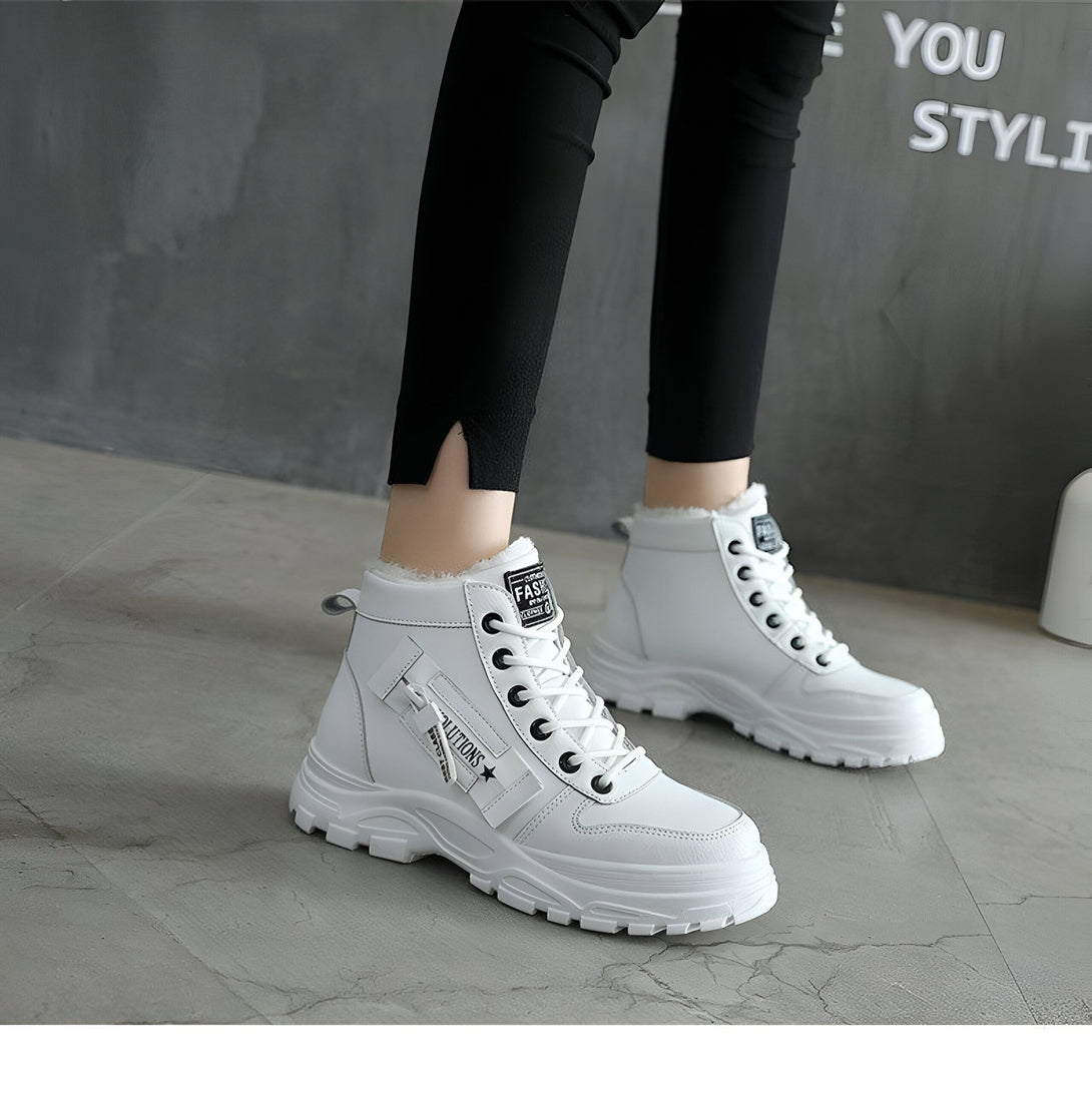 Bottines Femme Hiver Chaudes Fourrées
