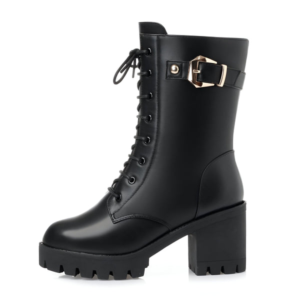 Bottines Femme Hiver Talon Bloc
