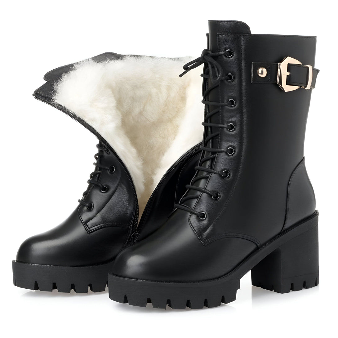 Bottines Femme Hiver Talon Bloc
