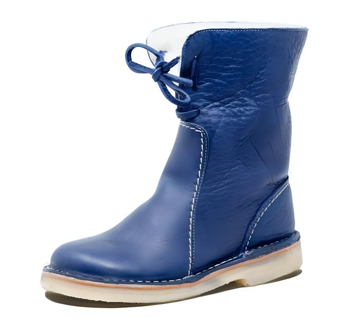 Bottines Femme Lacets Fourrées Chaudes
