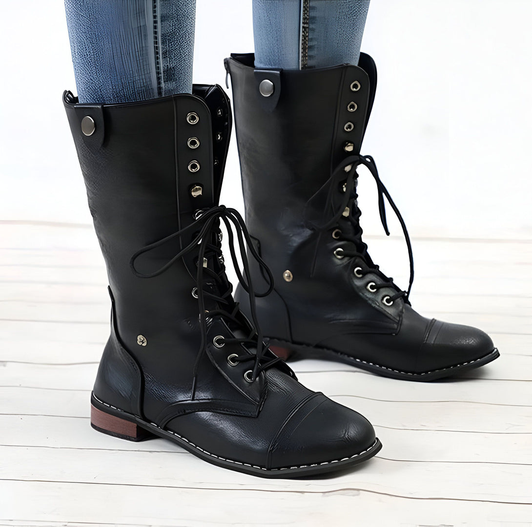 Bottines Femme Marron à Lacets
