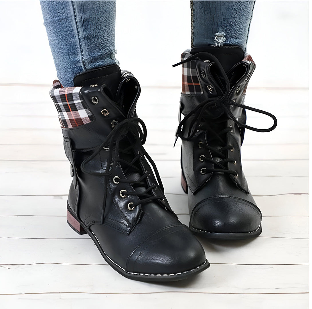 Bottines Femme Marron à Lacets
