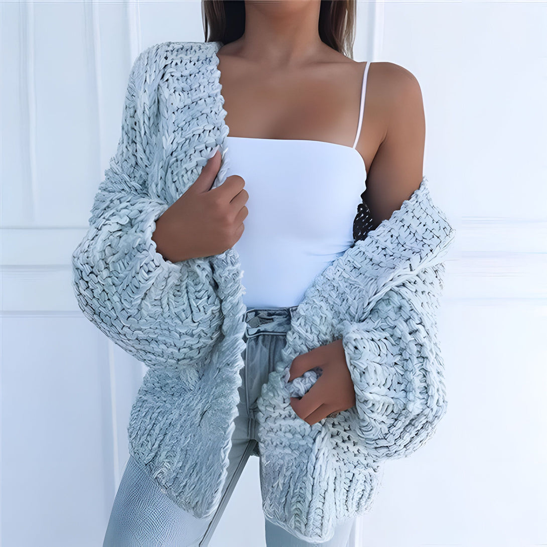 Cardigan Femme Chunky Tricot
