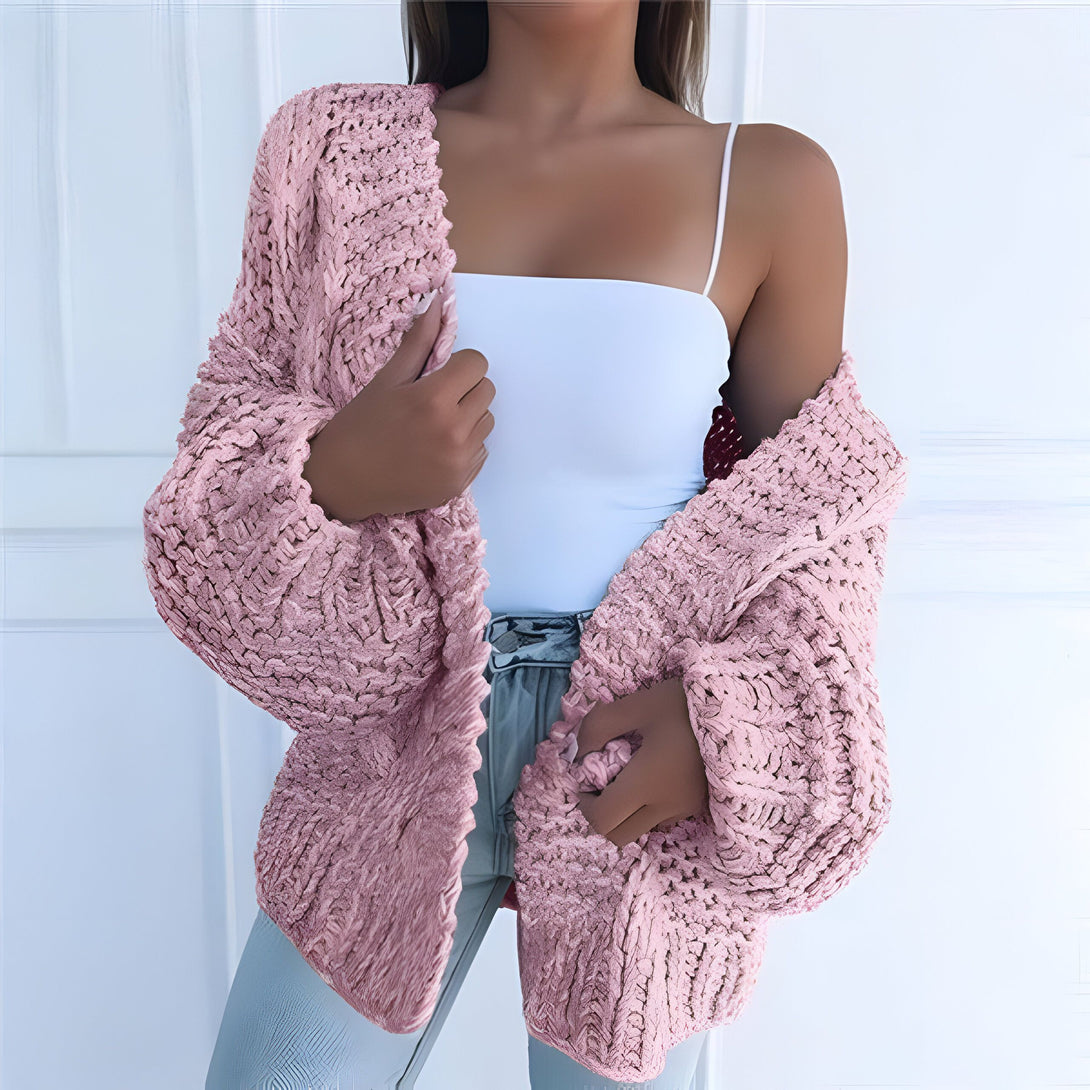 Cardigan Femme Chunky Tricot
