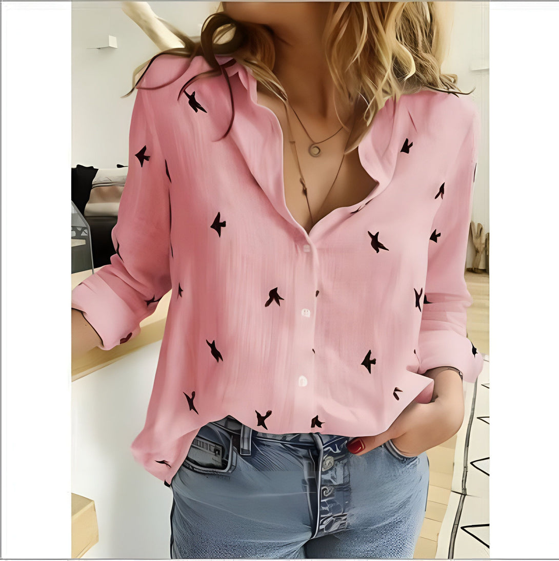 Chemise Femme Manches Longues Coton Polyester
