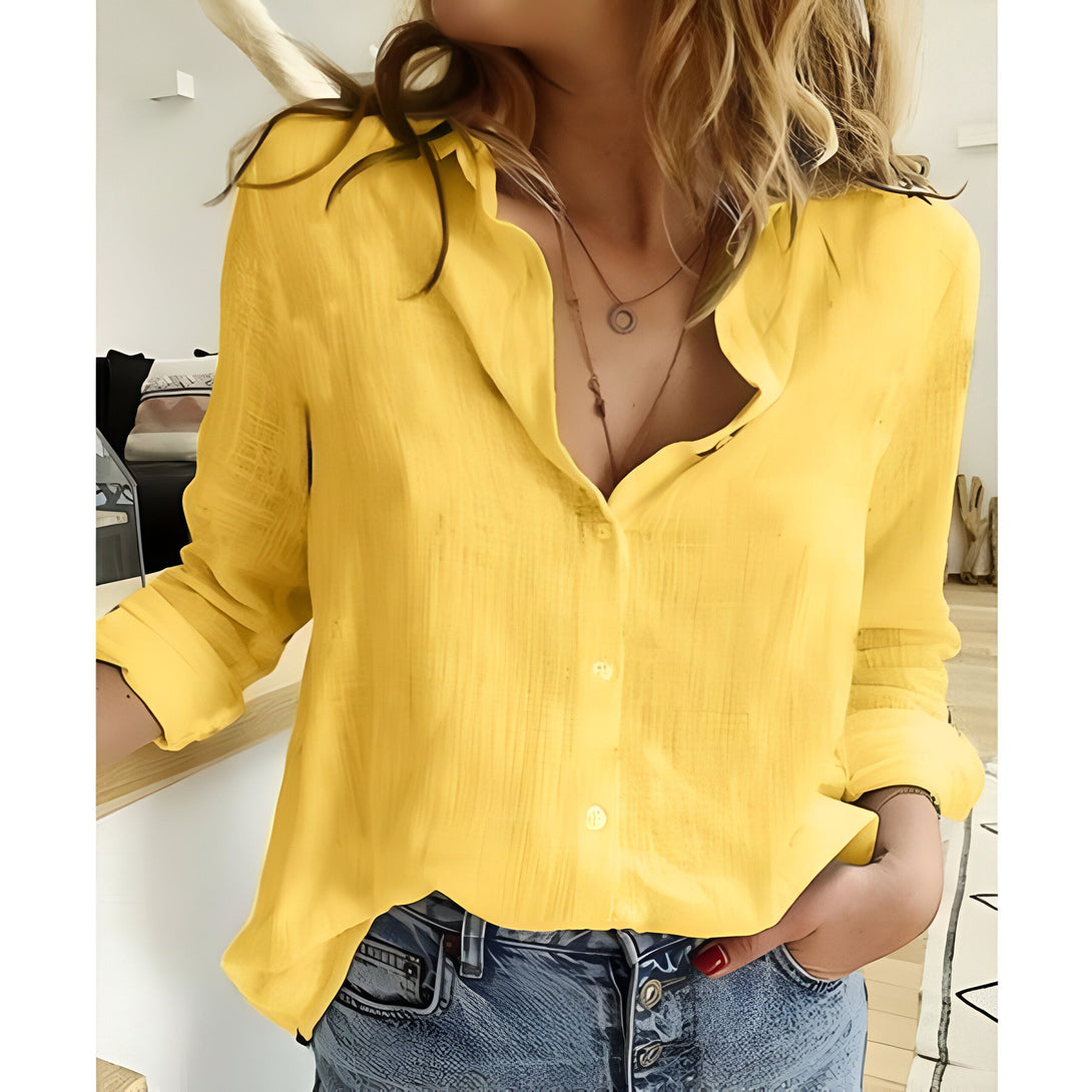 Chemise Femme Manches Longues Coton Polyester
