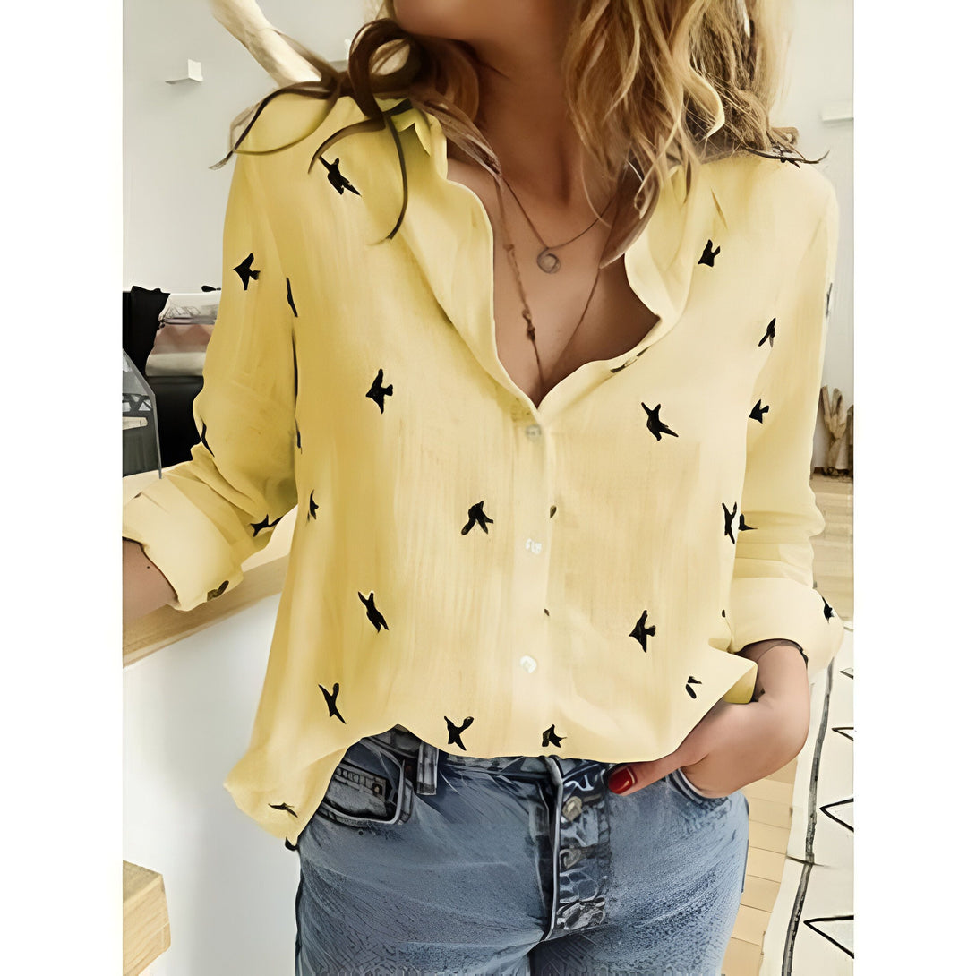 Chemise Femme Manches Longues Coton Polyester

