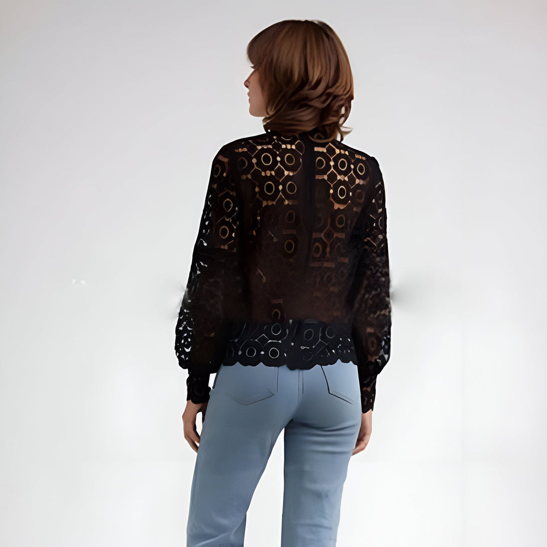 Chemisier Dentelle Femme Chic

