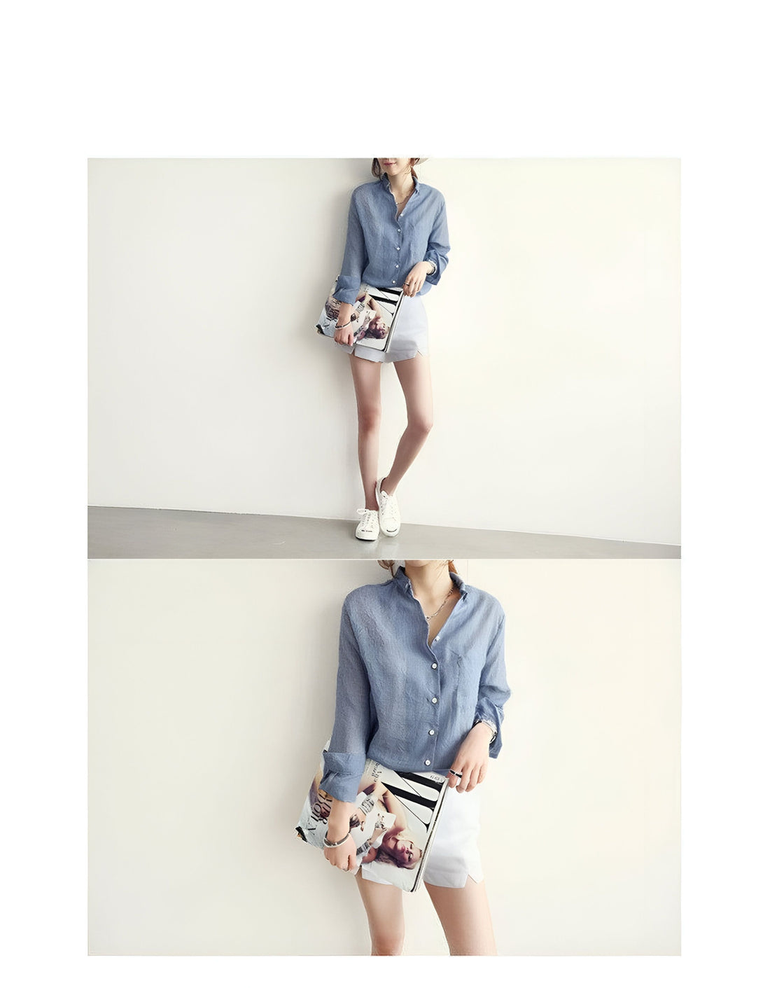 Chemisier Femme Chic Coton Lin
