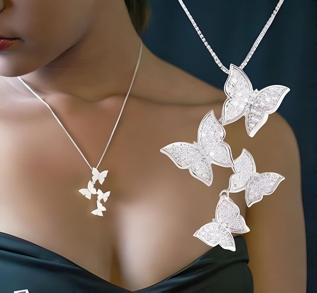 Collier Papillon Argent 925: Élégance et Transformation
