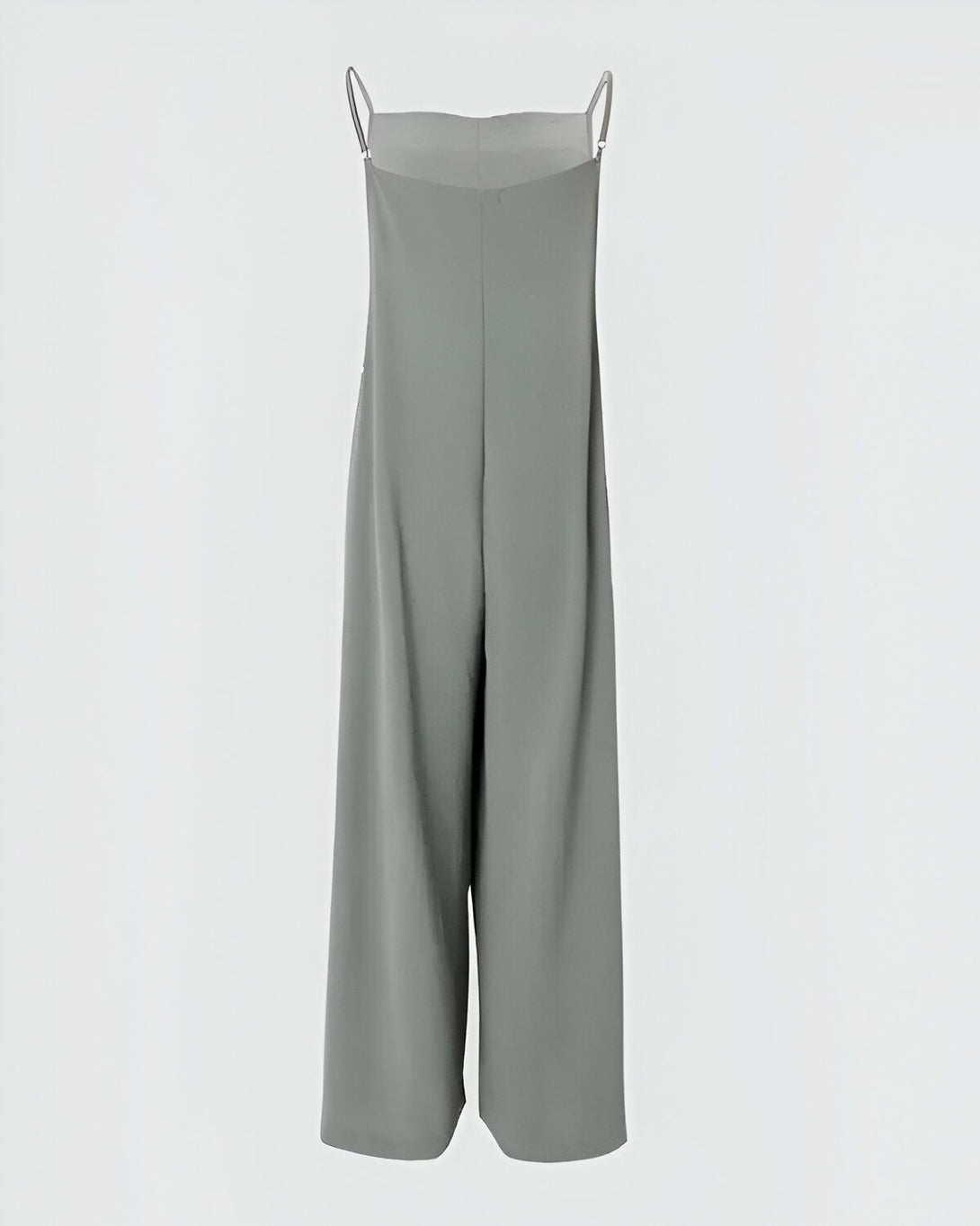 Une combinaison pantalon large de couleur vert olive.