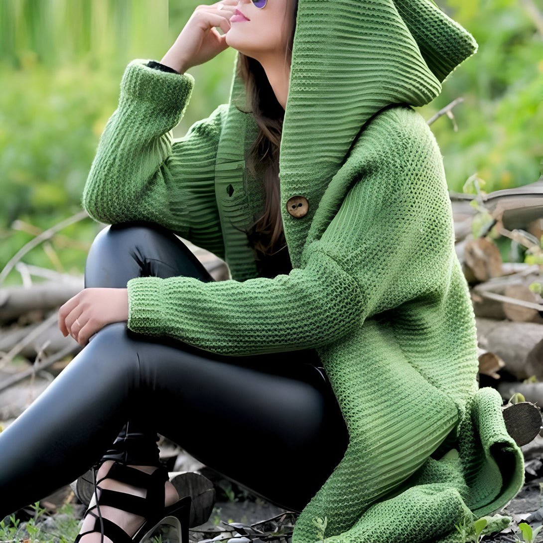 Gilet long à capuche femme - Tendance Automne/Hiver
