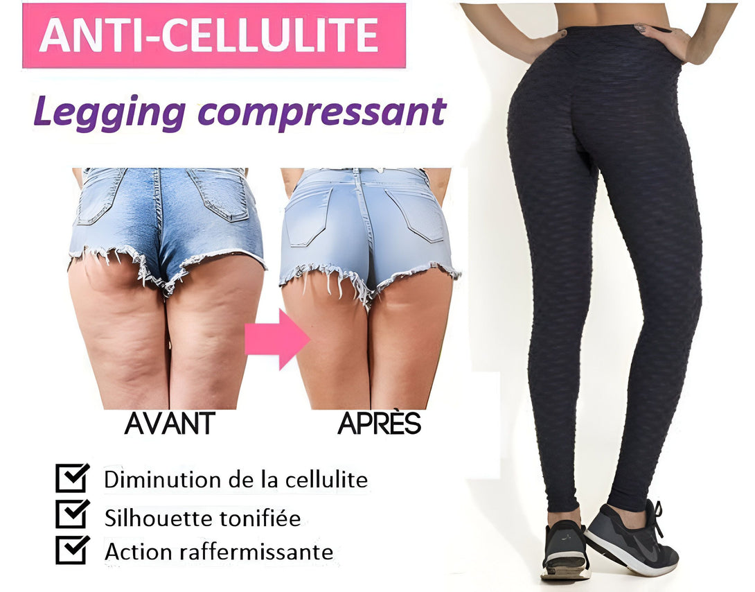 Legging Anti-Cellulite Gainant : Effet Sculptant Immédiat
