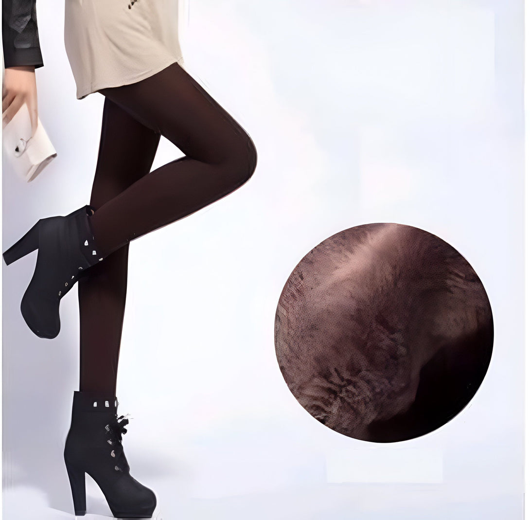 Legging Femme Doublé Chaud Hiver
