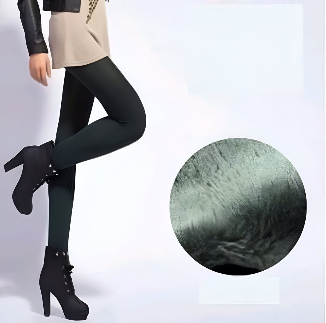 Legging Femme Doublé Chaud Hiver
