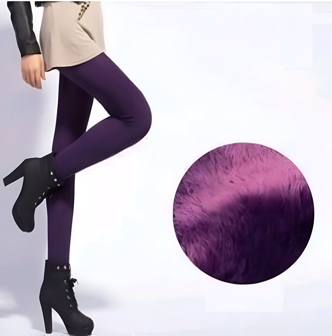 Legging Femme Doublé Chaud Hiver
