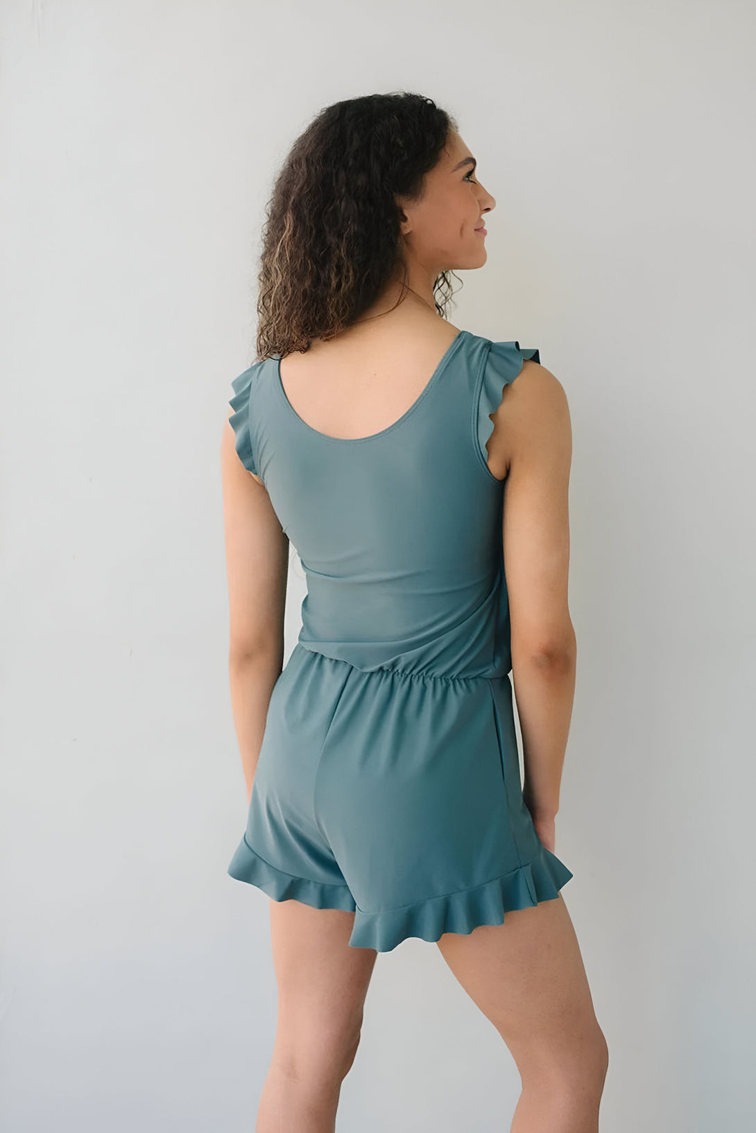 Maillot de Bain Allaitement Volants
