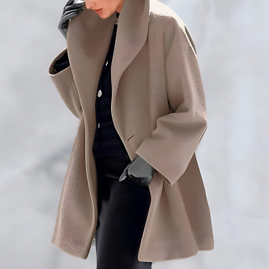 Manteau Femme Automne-Hiver Col Claudine
