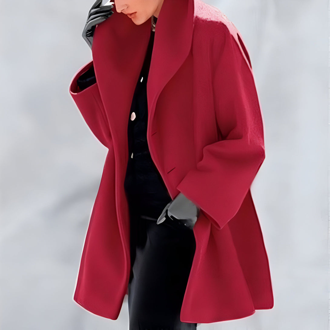 Manteau Femme Automne-Hiver Col Claudine
