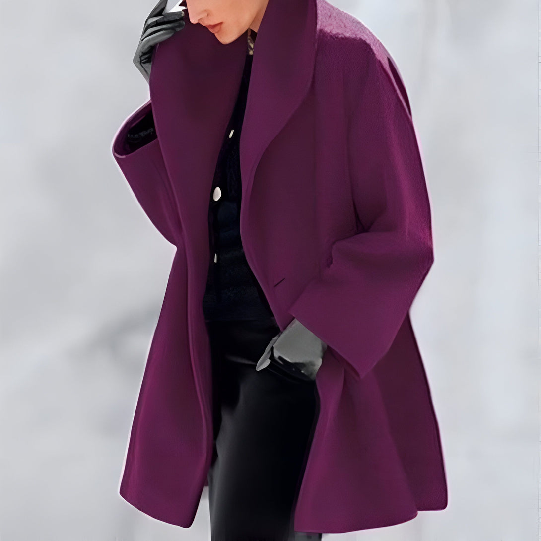Manteau Femme Automne-Hiver Col Claudine
