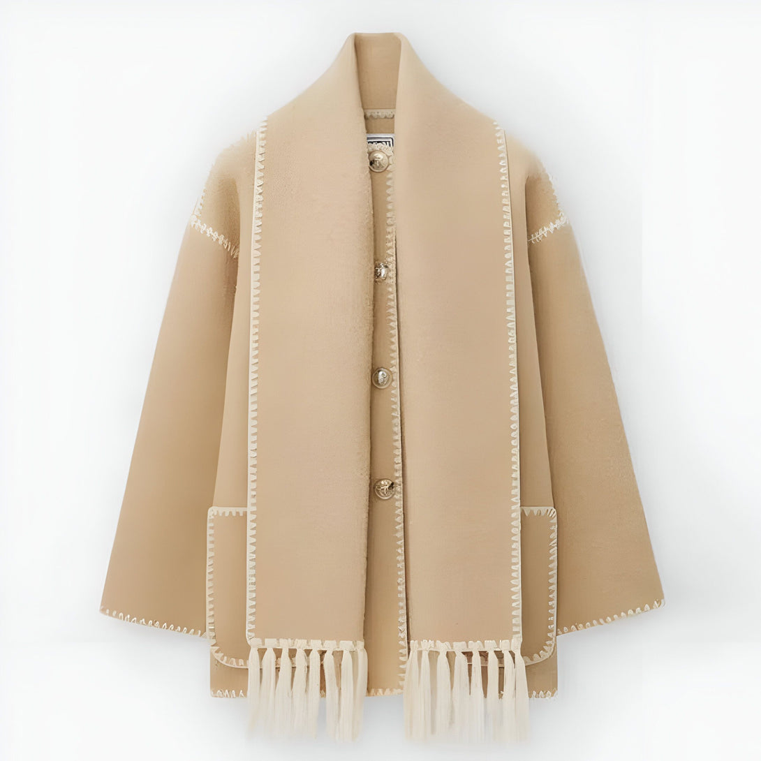 Manteau Femme Automne-Hiver Col V
