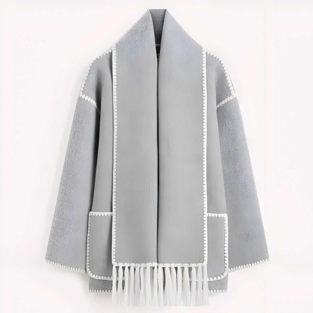 Manteau Femme Automne-Hiver Col V
