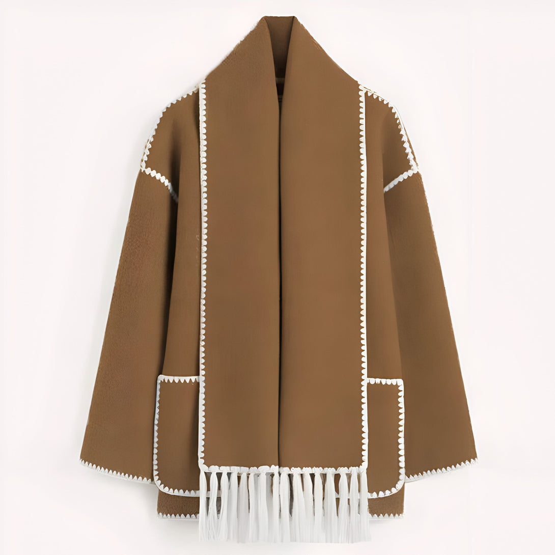Manteau Femme Automne-Hiver Col V
