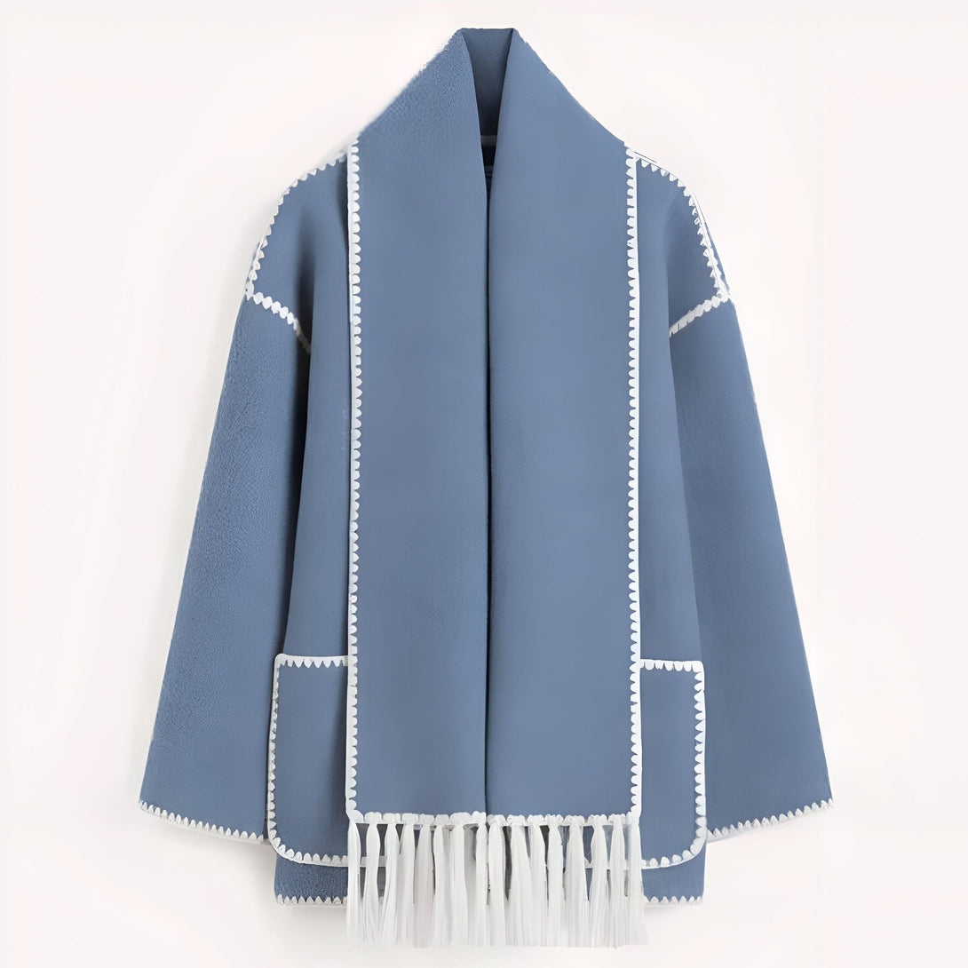 Manteau Femme Automne-Hiver Col V
