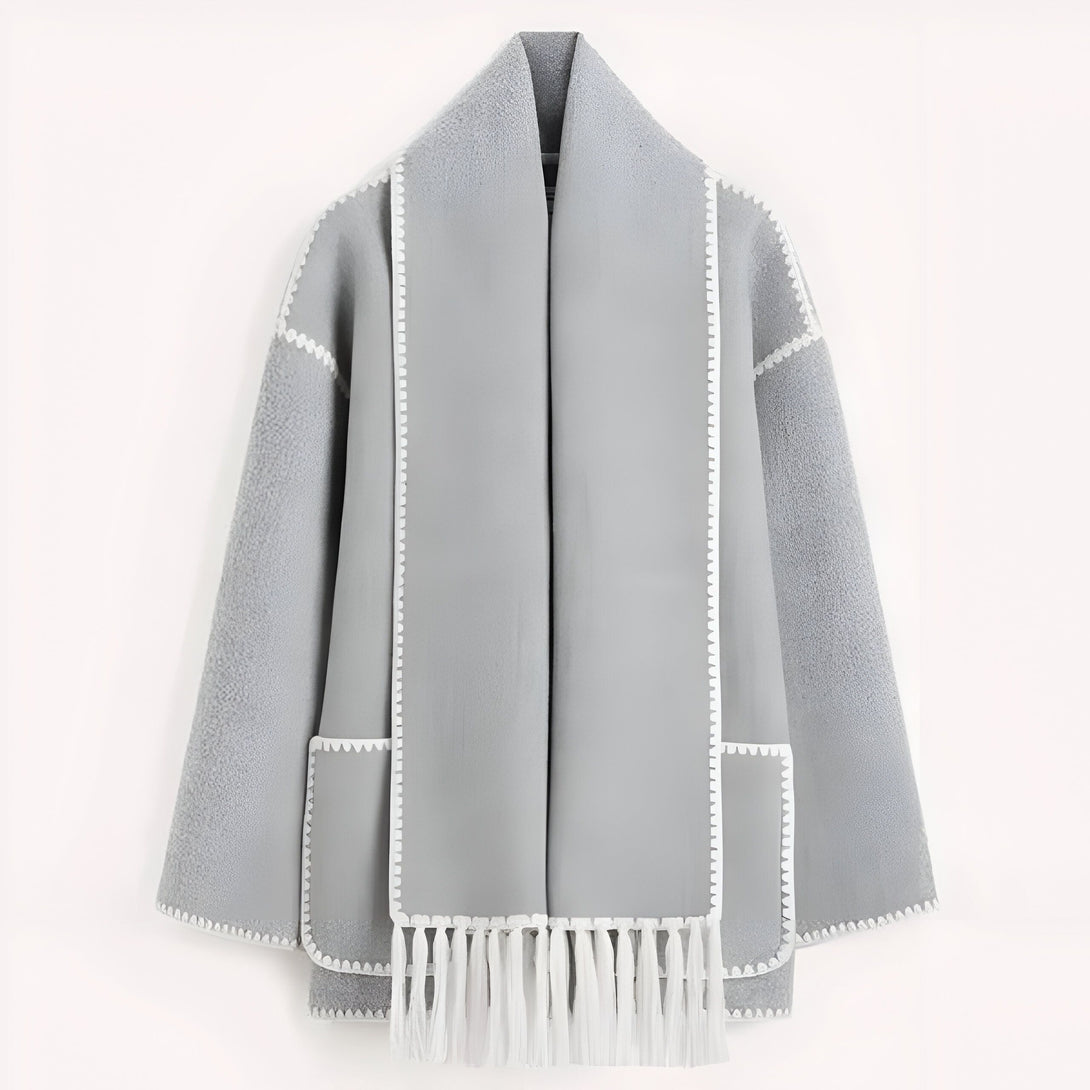 Manteau Femme Automne-Hiver Col V
