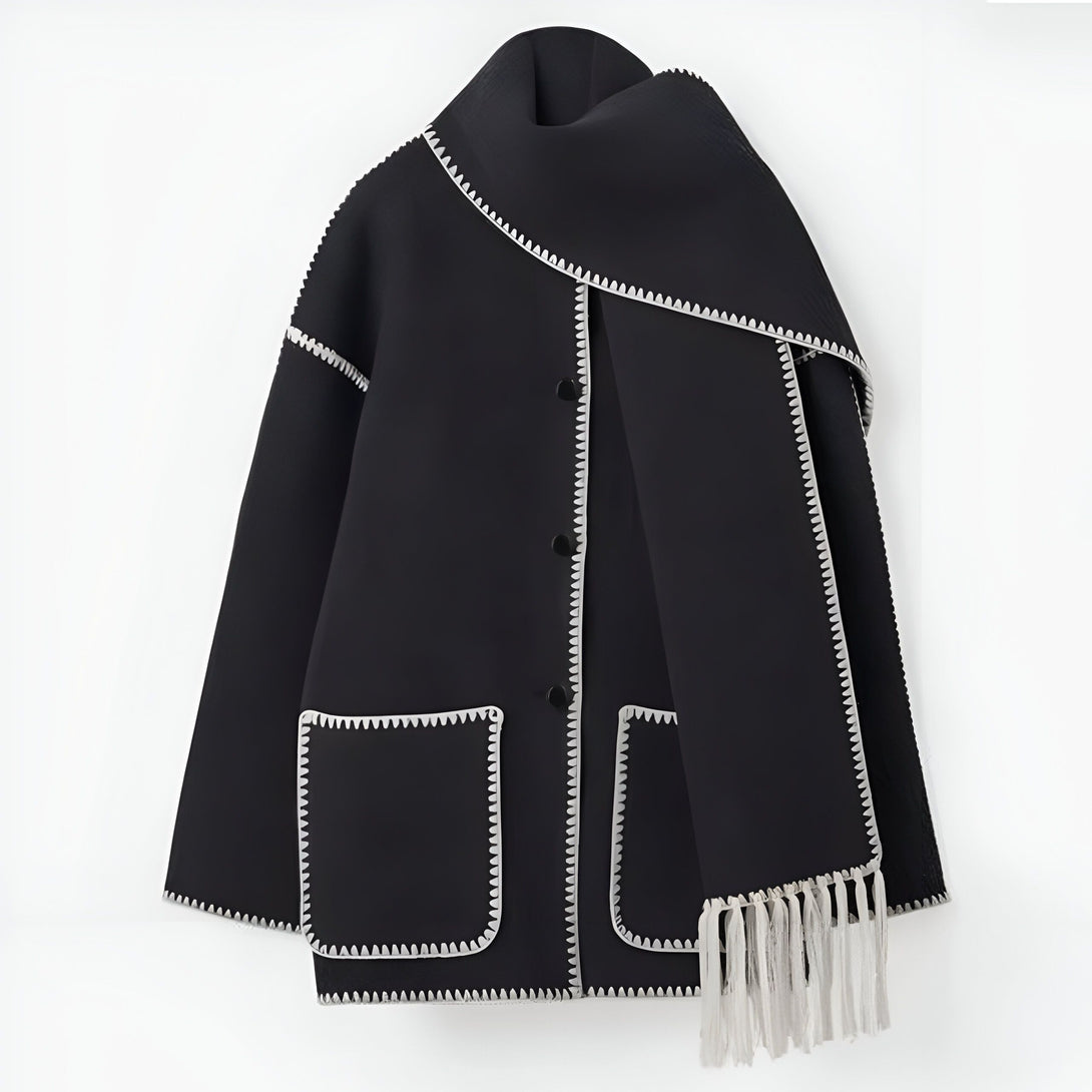 Manteau Femme Automne-Hiver Col V

