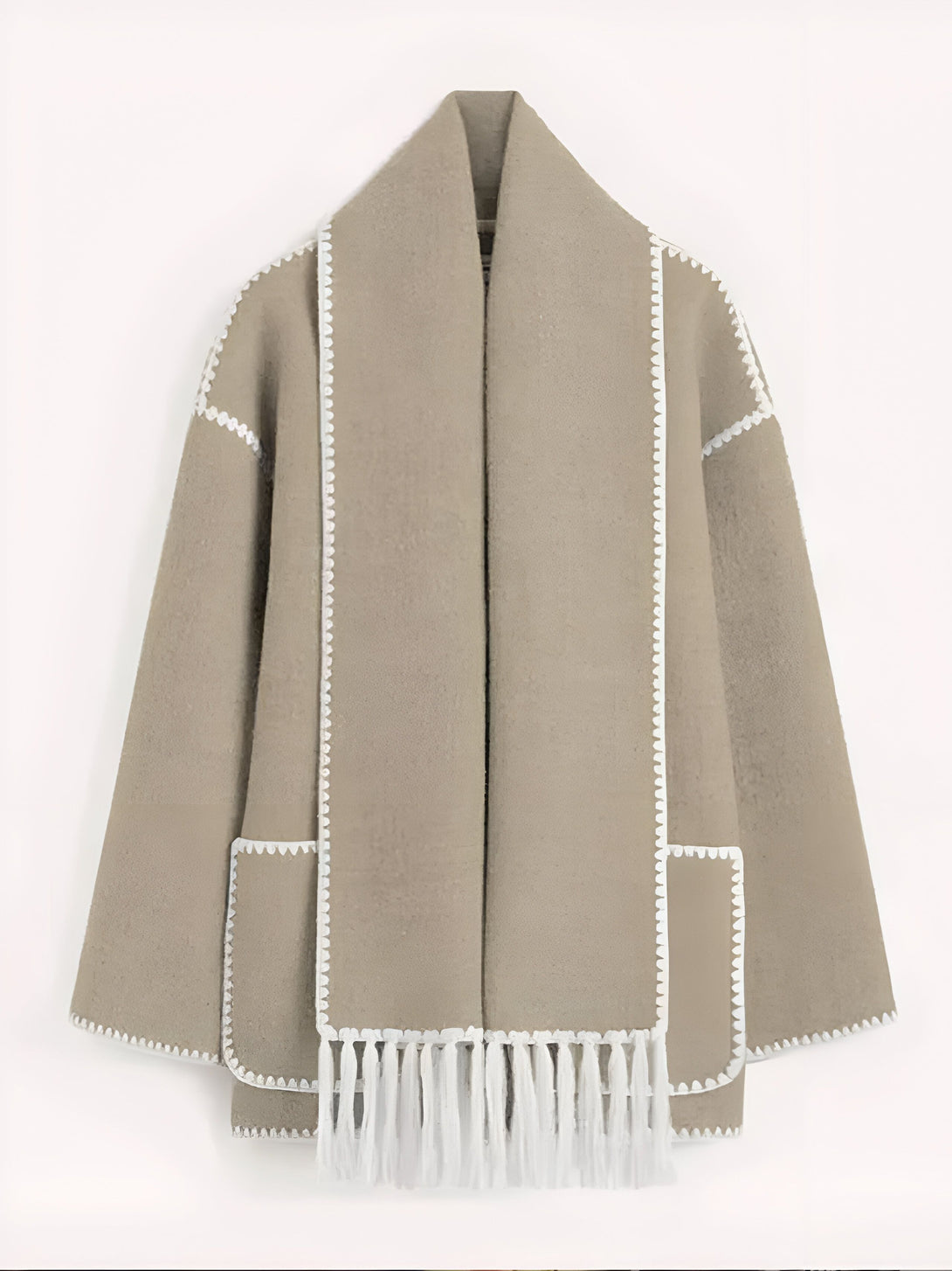 Manteau Femme Automne-Hiver Col V
