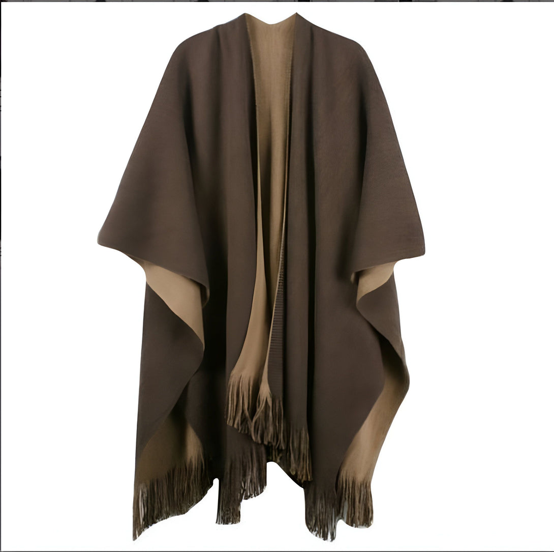 Poncho Femme Asymétrique
